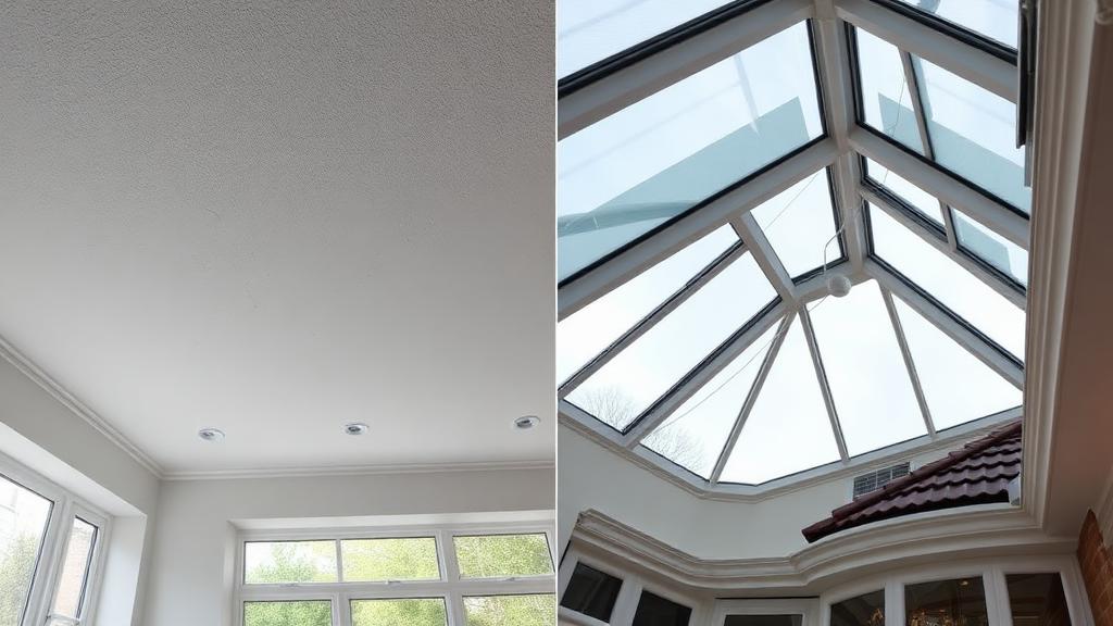 Internal Ceiling vs Full Tiled Roof Replacement